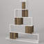 Rollen 130.8cm H x 120cm W Geometric Bookcase-82625214