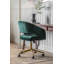 Fairmont Park Araceli Velvet Office Chair-1380115706-1380131716