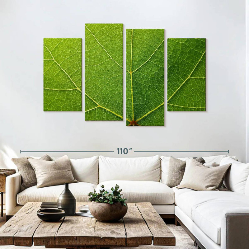 Harnek Grape Leaf, 54" H x 84" W
