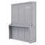 Grand lit escamotable avec tablette
