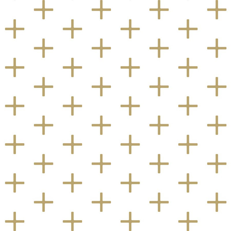 Addition 10' L x 24" W Wallpaper Roll, Golden, PVC, Self-adhesive