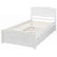 Lit plateforme simple avec lit gigogne-626802045