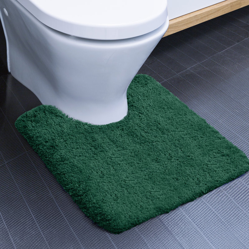 Mirrabooka Non-Slip Bath Rug, 20" W x 32" L, Green