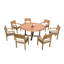Keagan Outdoor 5 - Piece Teak Dining Set-701791244-720477330