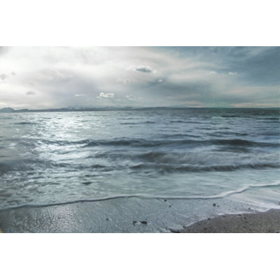 «Moody Blue Sea», impression sur toile tendue