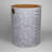  Dual Tone Gray with Suede Bedroom Accessories Full Set