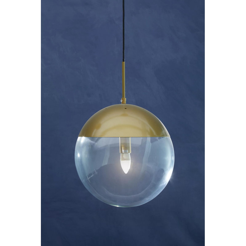 Wilibald 1 - Light Gold Sphere Pendant