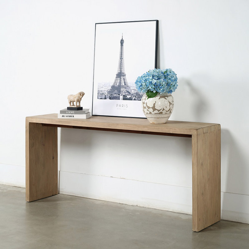 Heladio 72'' W Solid Wood Console Table
