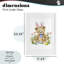 Ours en peluche printanier, reproduction sous verre encadrée, conception par Amy Hall-1986245096-1986245097