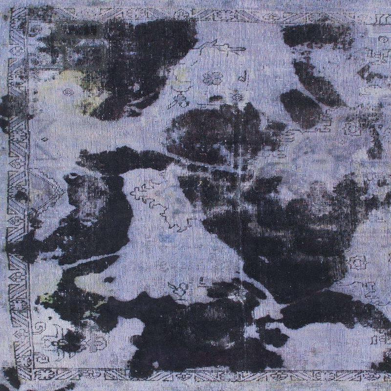 Tapis abstrait moderne 1165, Carré 6 pi