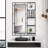 Modern Vanity Mirror with Multi-functional Shelf