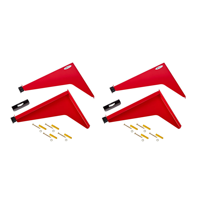 Blueprint File Drop Office Storage Wall Rack, Red