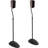 Speaker Stands Pair - Adjustable Height Speaker Stand With Universal Compatibility -- Includes Built-In Cable Management - Great For Surround Sound Setups
