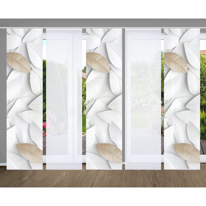 Semi Sheer Sliding Panel, Natural colors