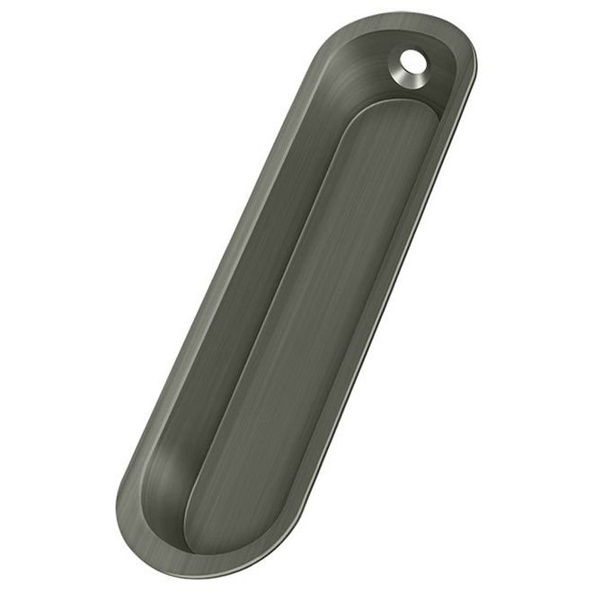 Cup / Bin Pull, Antique Nickel