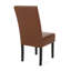 Chaises d'appoint rembourrées en similicuir Danielle-69607033