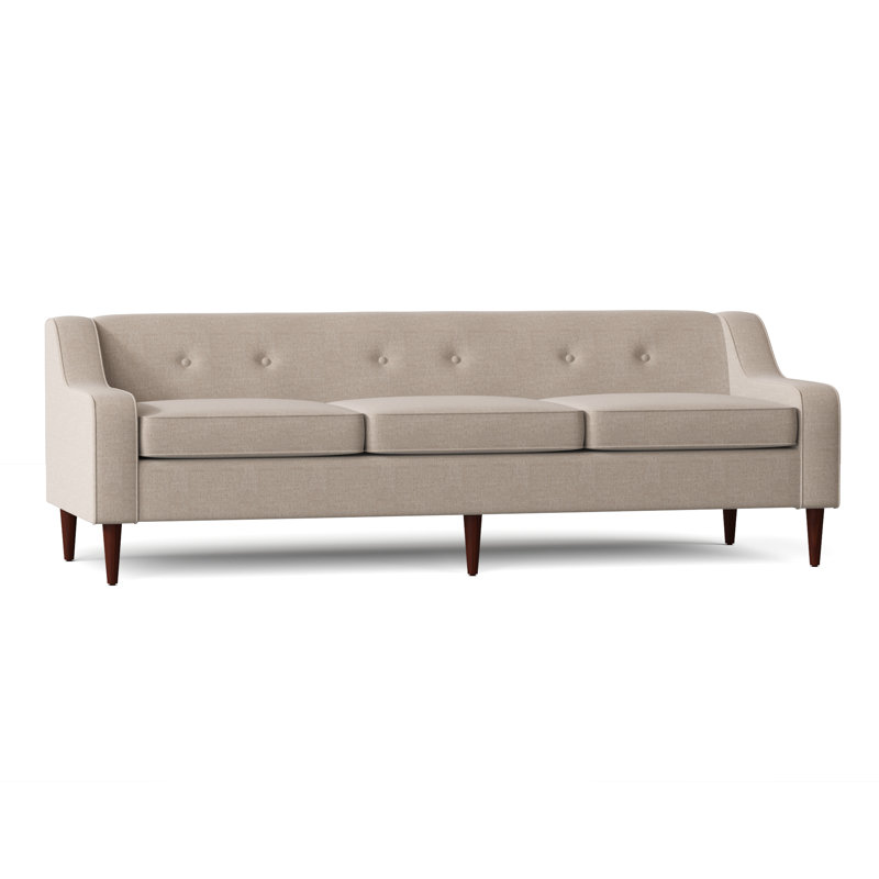 Flomaton Upholstered 88'' Sofa, Macarena Pebble