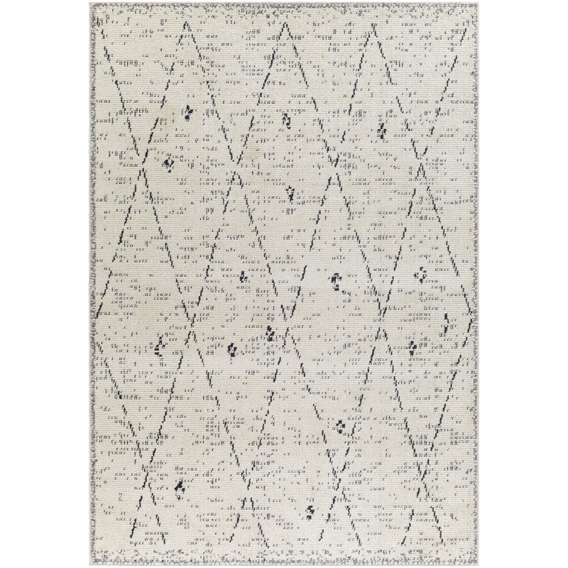 Geometric Indoor Rug, Rectangle 6'6" x 9'