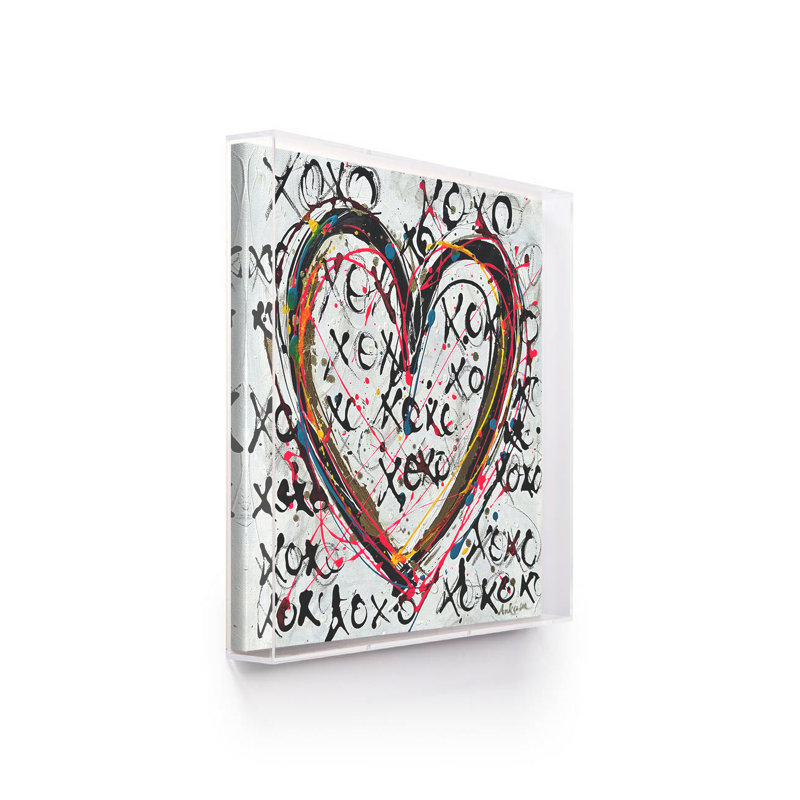 XOXO by Ankana Goswami, Shadow Box, 28" H x 28" W
