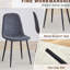 Chaise et table multifonctionnelles avec pieds réglables, texture en bois naturel, métal noir, chaises en lin gris foncé