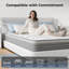 Matelas hybride antistatique en mousse à mémoire de forme de 10 po dans une boîte avec certification Certipur-US et Fire-336691989-364298002