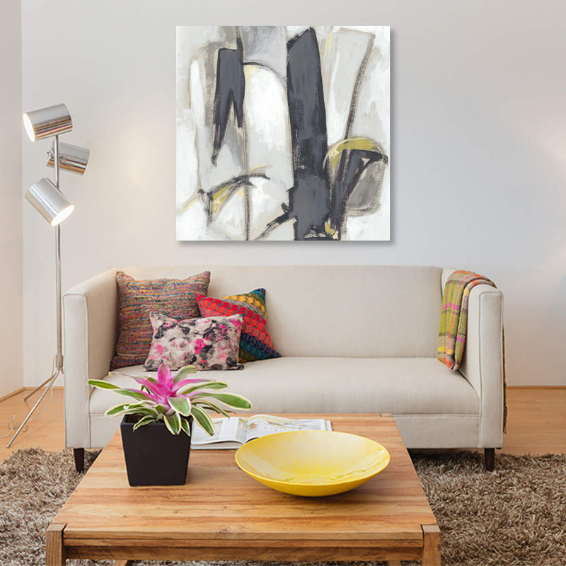 « locus ii », impression sur toile, H 26 po x l 26 po x p 1,5 po, Toile tendue, Pas de tapis