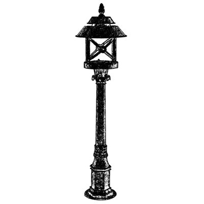 Aarjan Frosted Lamp Post (Full)