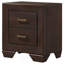 Table de chevet rectangulaire 2 tiroirs Copper-1820323967