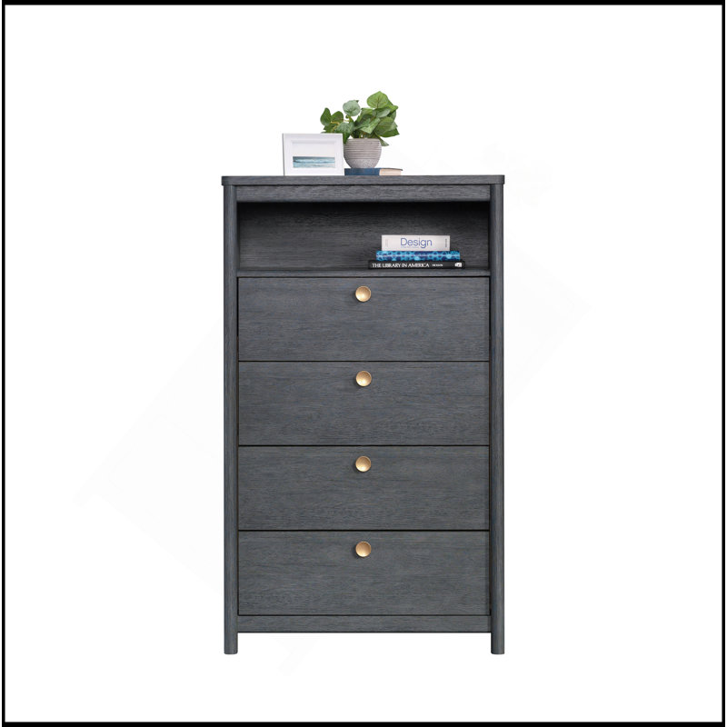Commode, finition bleue