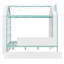 Structure de lit double pleine grandeur avec lit gigogne coulissant, tablettes de rangement à queue et lumières DEL fraîches-403524857-403524743