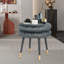 Repose-pieds rond en flanelle 17,3 po-1341288175-1341288172