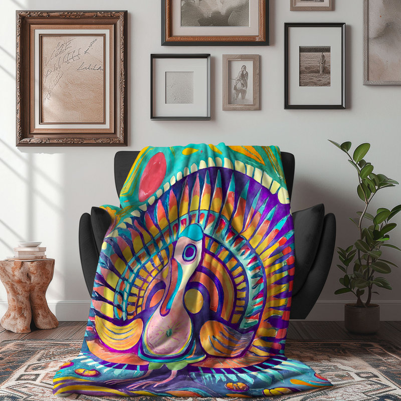 Throw Blanket, 50" W x 60" L