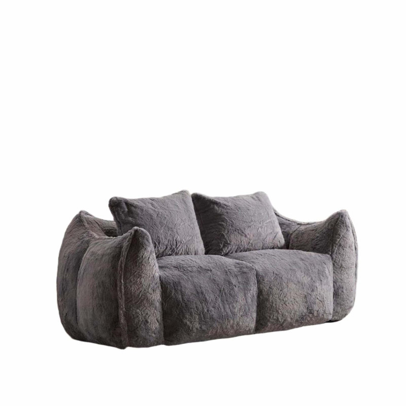 Giant Oversized Bean Bag Couch for Adults with Plush Fabric, High-Density Foam Filling, and Ergonomic Support for Living Room or Bedroom Use.