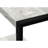 2 End Table In Grey Laminate And Black Metal, For Flexible Placement Bedroom Or Living Room Nightstand Ideal Lamp