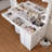 Boahaus Ketevan Extra-Large Makeup Vanity with Lights Bulbs Built-in and Big Mirror