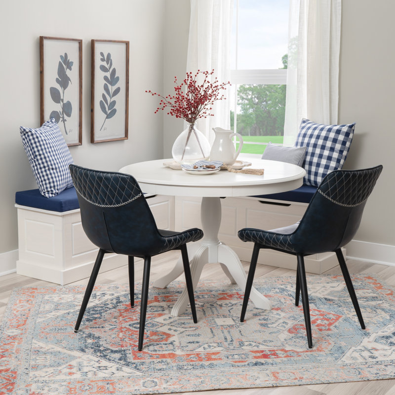 Selby 5Pc Nook Set, White/Navy