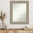 Sydney Silver Non-Beveled Framed Wall Mirror-118340324