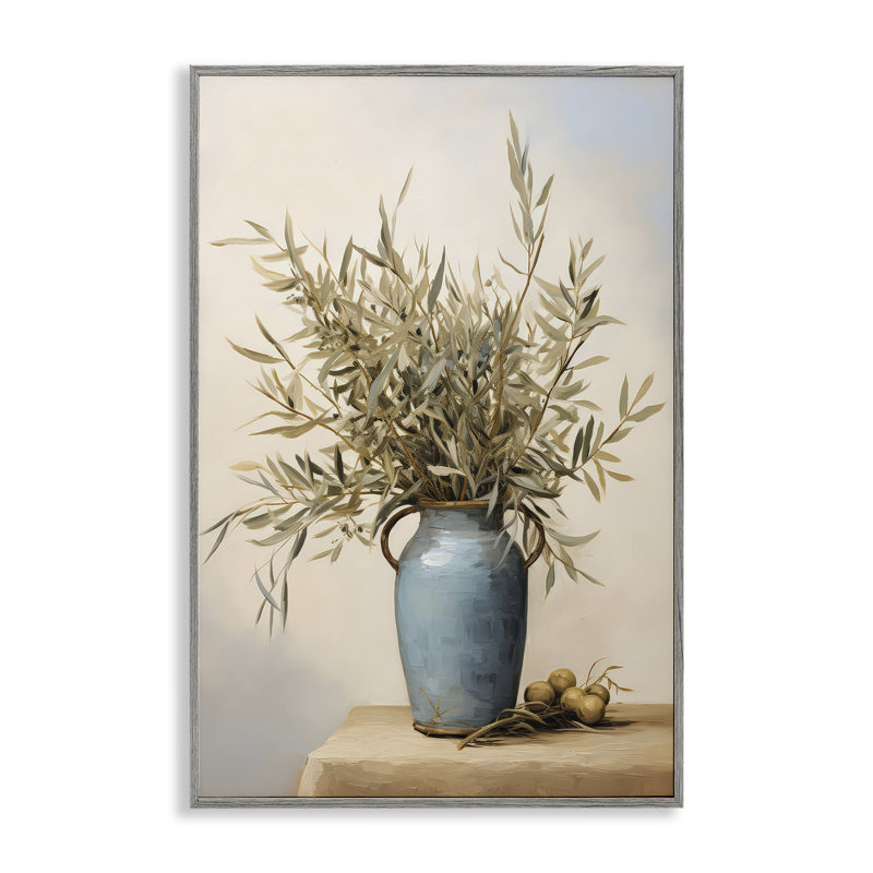 «Rustic Pottery Plant», estampe numérique par Petals Prints Design bg-309, Estampe numérique Farmhouse, H 30 po x l 20 po