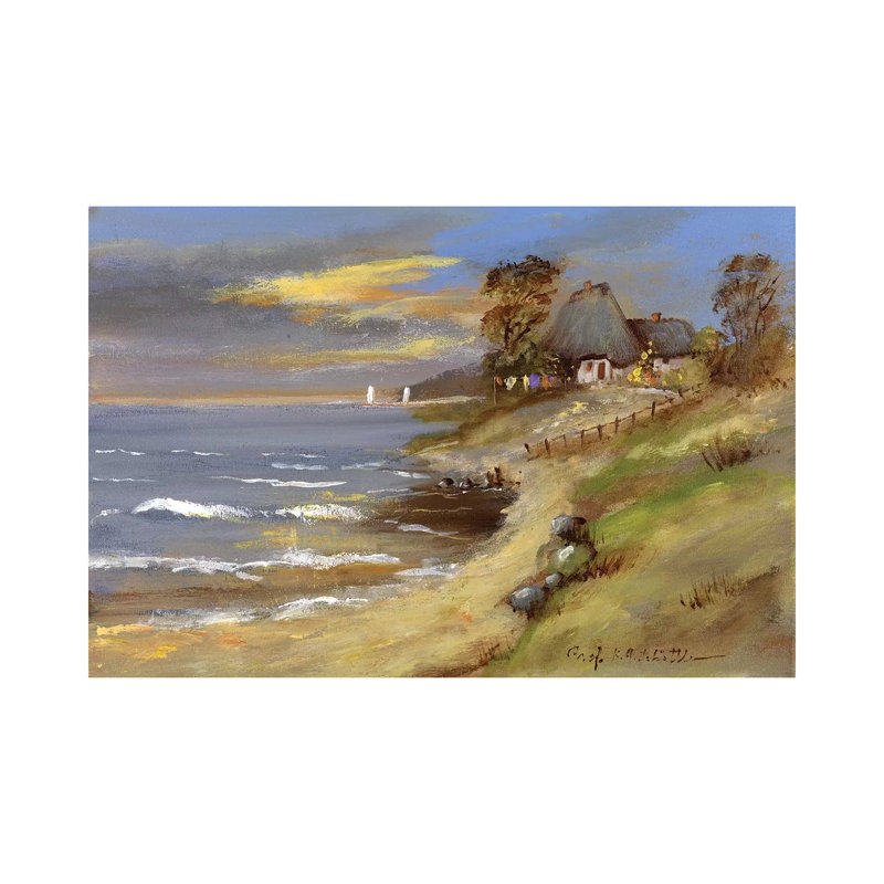 View II by Katharina Schöttler - Wrapped Canvas Painting, 20.32 cm H x 30.48 cm W