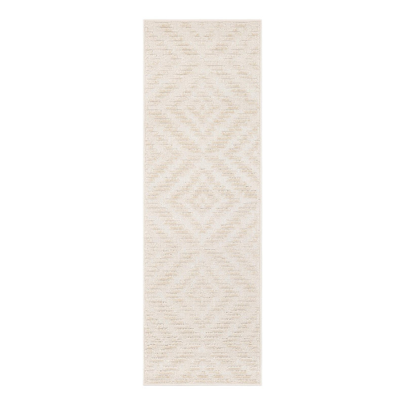 Tapis intérieur / extérieur Sabrina Soto Zigzag, Tapis de couloir 2 pi x 6 pi 1 po