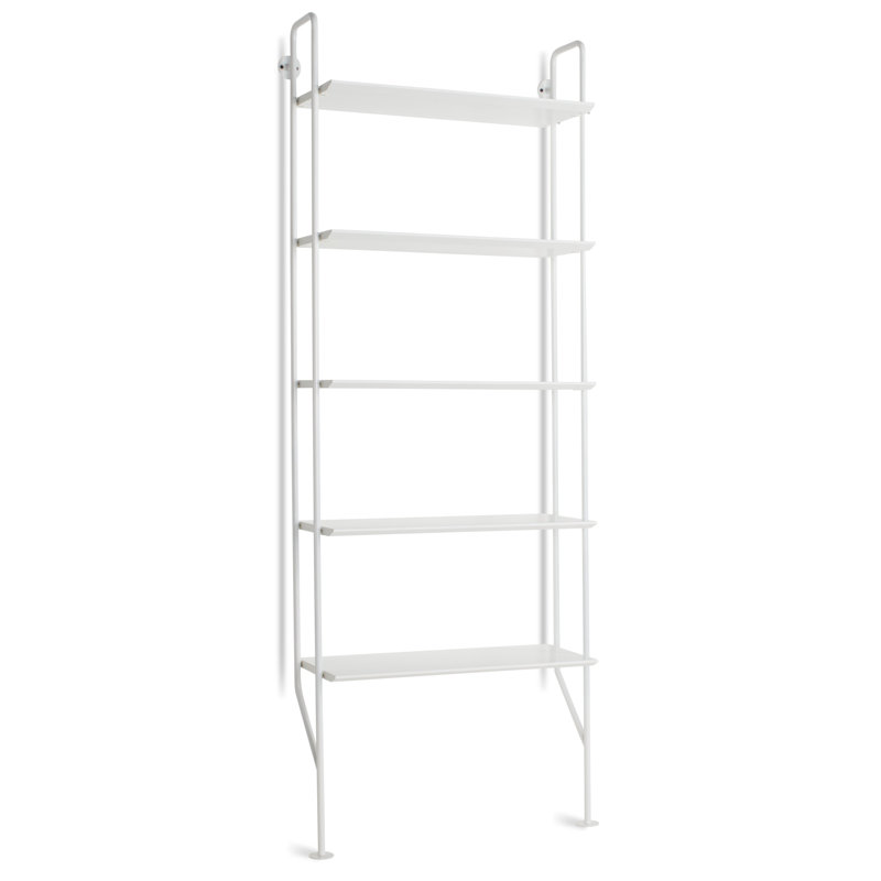 Hitch Etagere Bookcase, Black/Walnut
