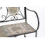Turin Metal Outdoor Bench