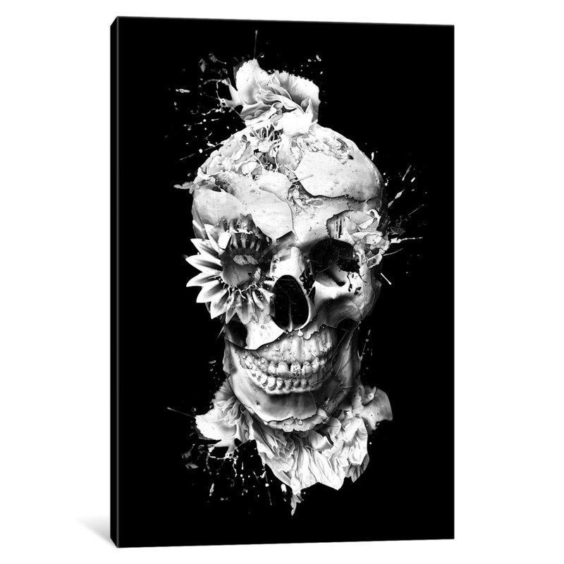«Skeleton», impression sur toile, H 40 po x l 26 po x P 1,5 po, Toile tendue, Pas de tapis