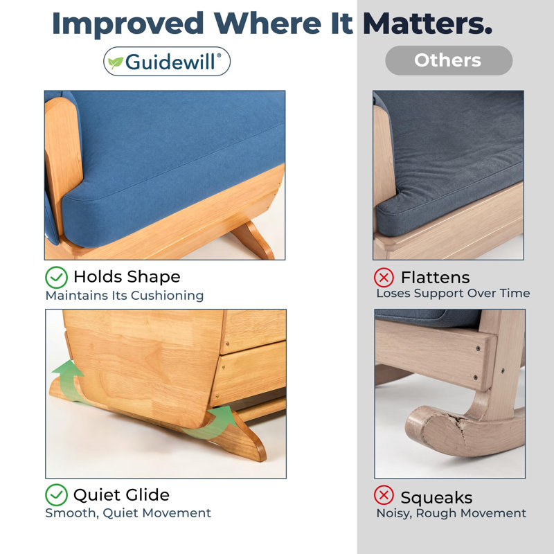 Chaise berçante standard de qualité commerciale Guidewill®