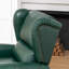 Fauteuil inclinable en cuir véritable-398984929