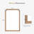 Bathroom/Vanity Wall Mirror with Wood Frame-2140080740-2093177360