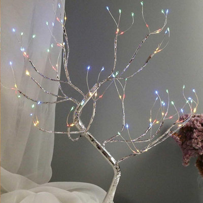 Tabletop Bonsai Tree Light, DIY LED Artificial Tree Lamp,Battery/USB Operated Night Light for Room Decor, Home Decor,Bedroom, Wedding,Christmas