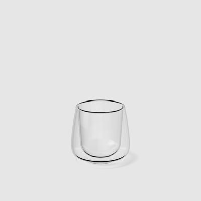 Villeroy & Boch Artesano Hot & Cold Beverages Espresso Mug, Set of 2 Glasses, Double-Walled Glasses for Cold and Hot Beverages, 3.75 oz, Borosilicate Glass, Dishwasher-Safe, Microwave-Safe