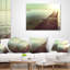 Coussin lombaire en bois boardwalk bridge over clear eaux