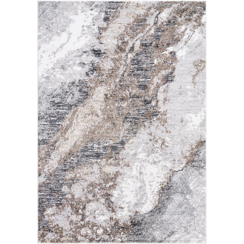 Arrauf Abstract Indoor Rug, Rectangle 2' x 2'11"